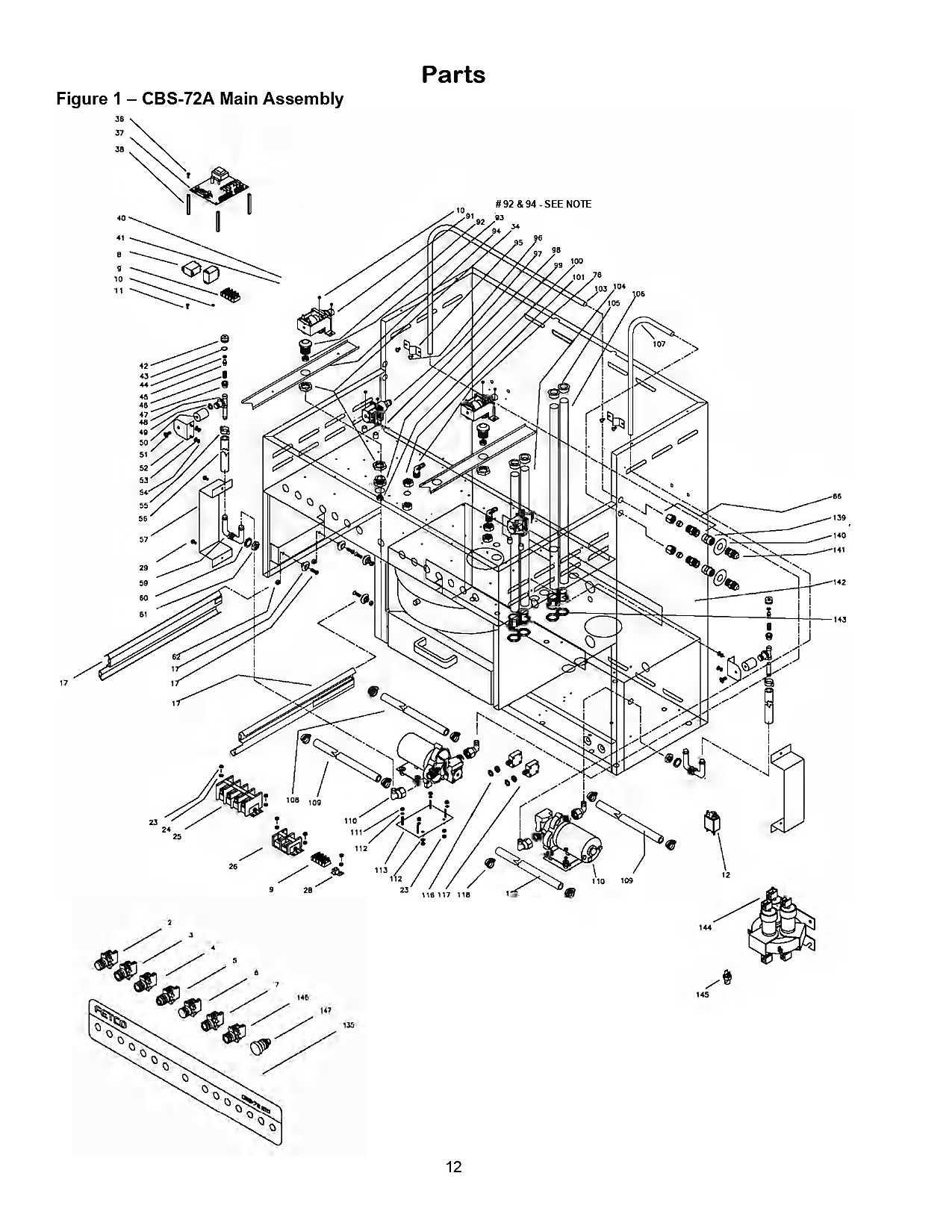 Figure 1 � CBS-72A Main Assembly