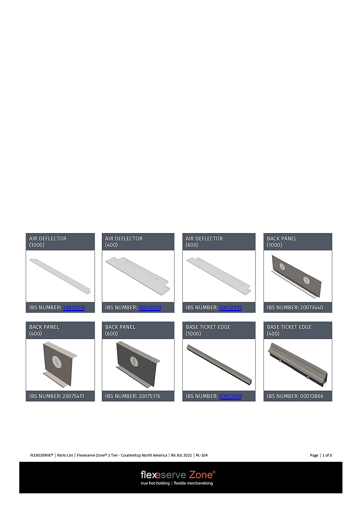 FLEXESERVE ZONE� 2 TIER - COUNTERTOP