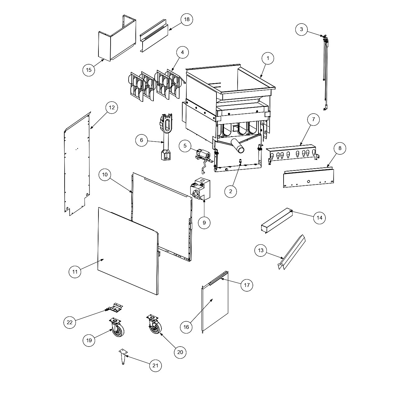 HIGH EFFICIENCY DECATHLON SERIES GAS FRYERS