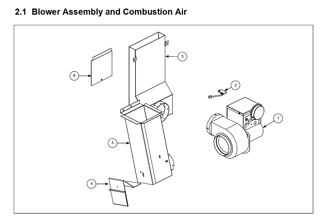 Blower Assembly and Combustion Air