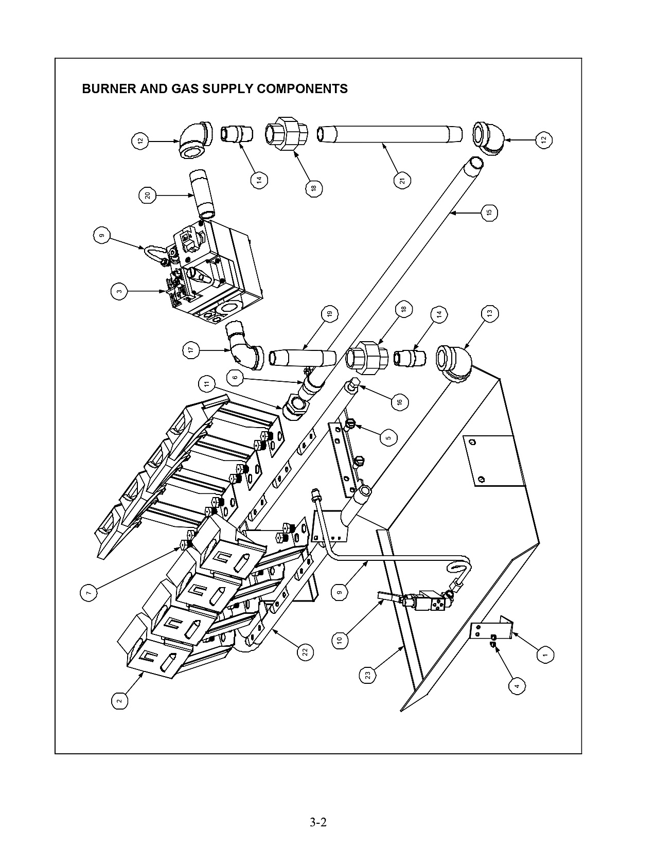 Frymaster Burner And Gas Supply Components
