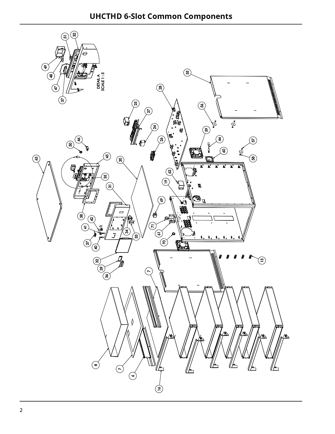 UHCTHD 6-Slot Common Components