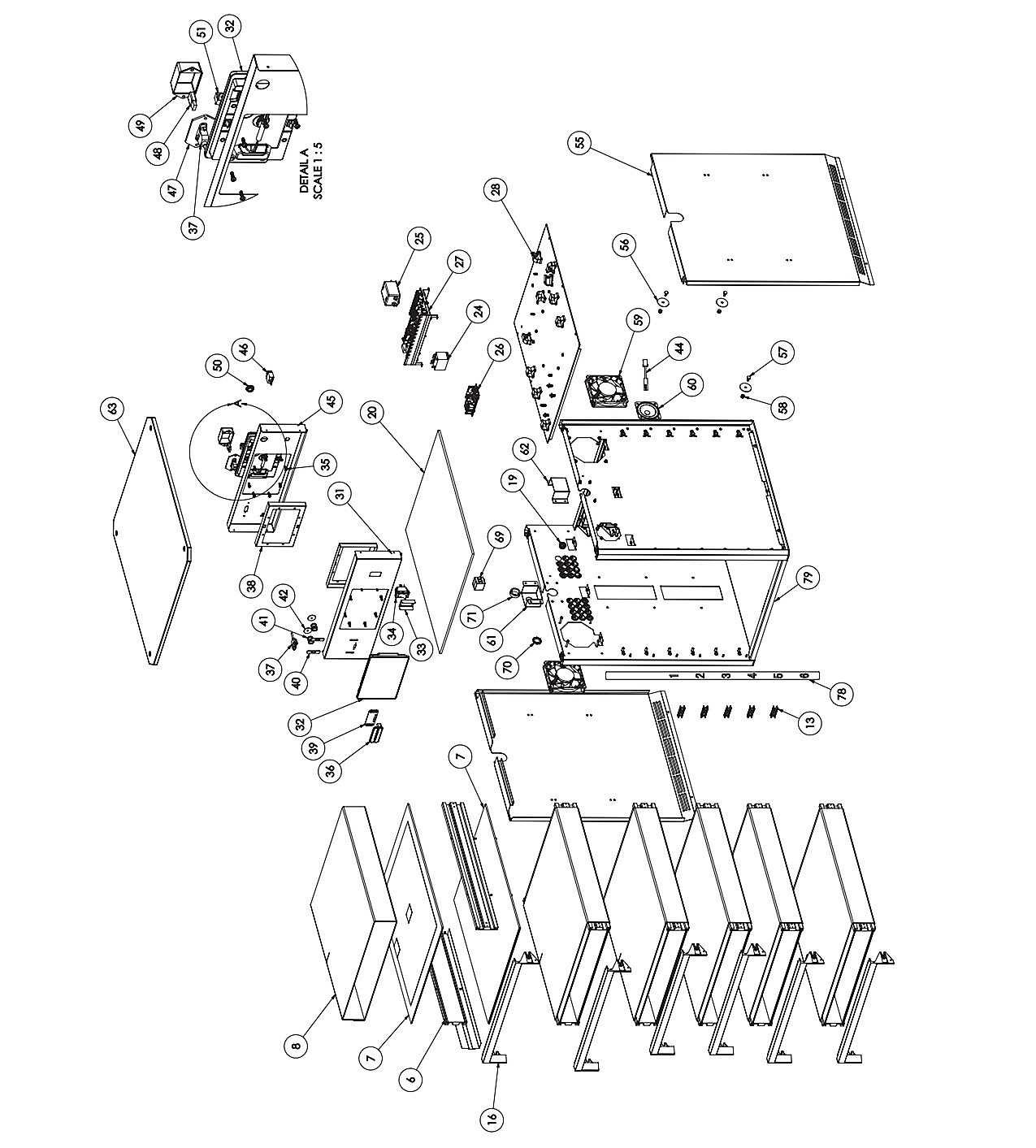 UHCTHD 6-Slot Common Components