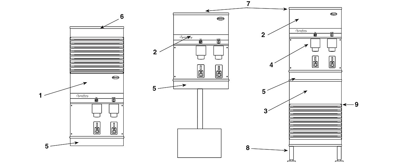 Dispenser exterior
