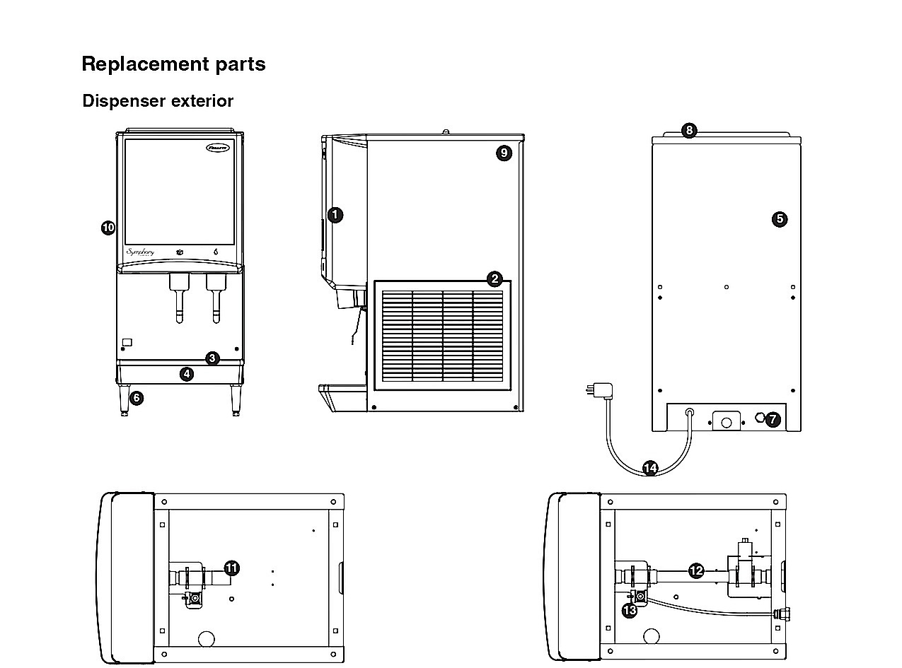 Dispenser exterior