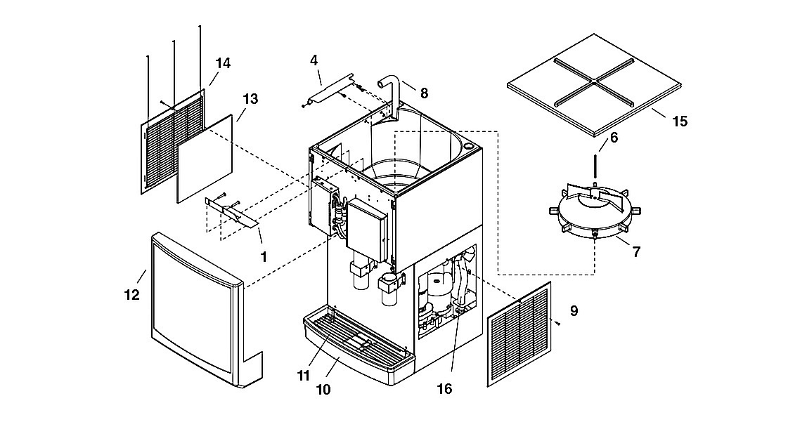 Dispenser exterior