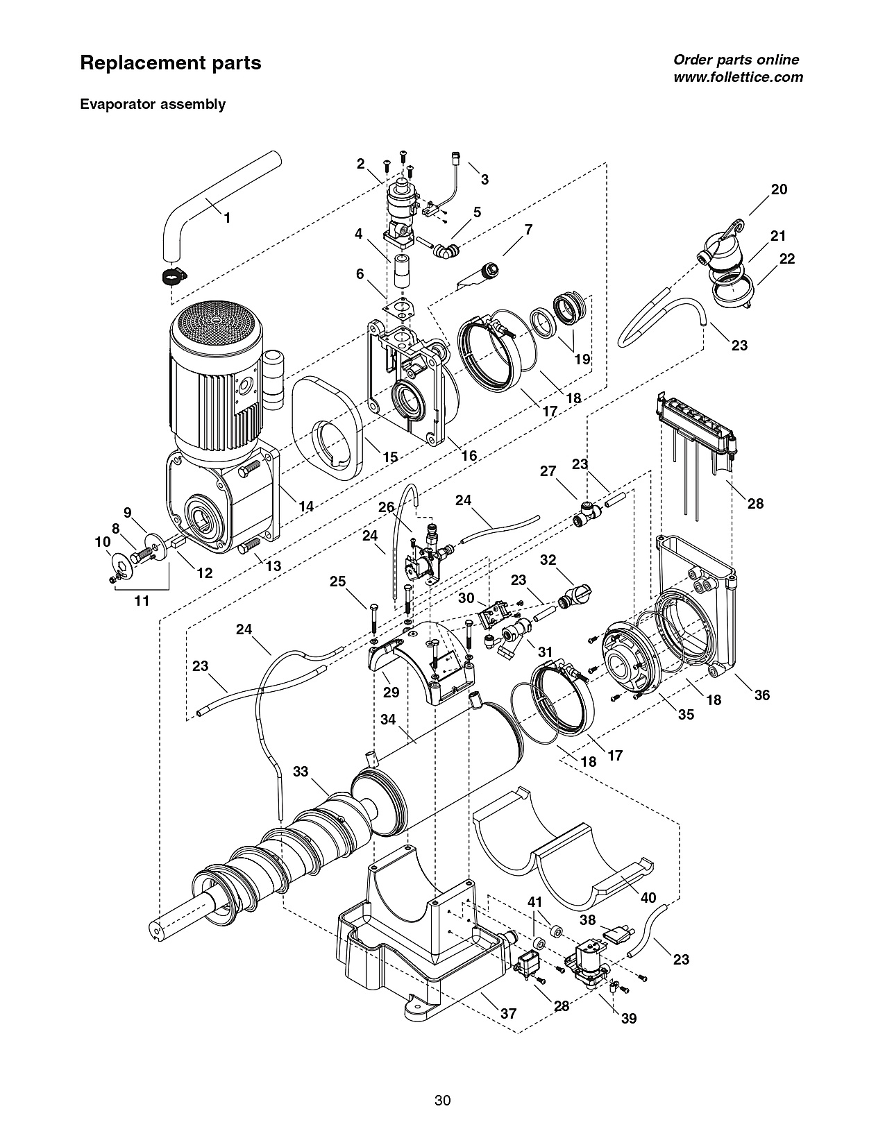 Evaporator assembly
