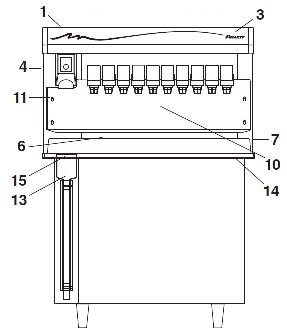 VU300B8LL Dispenser Exterior