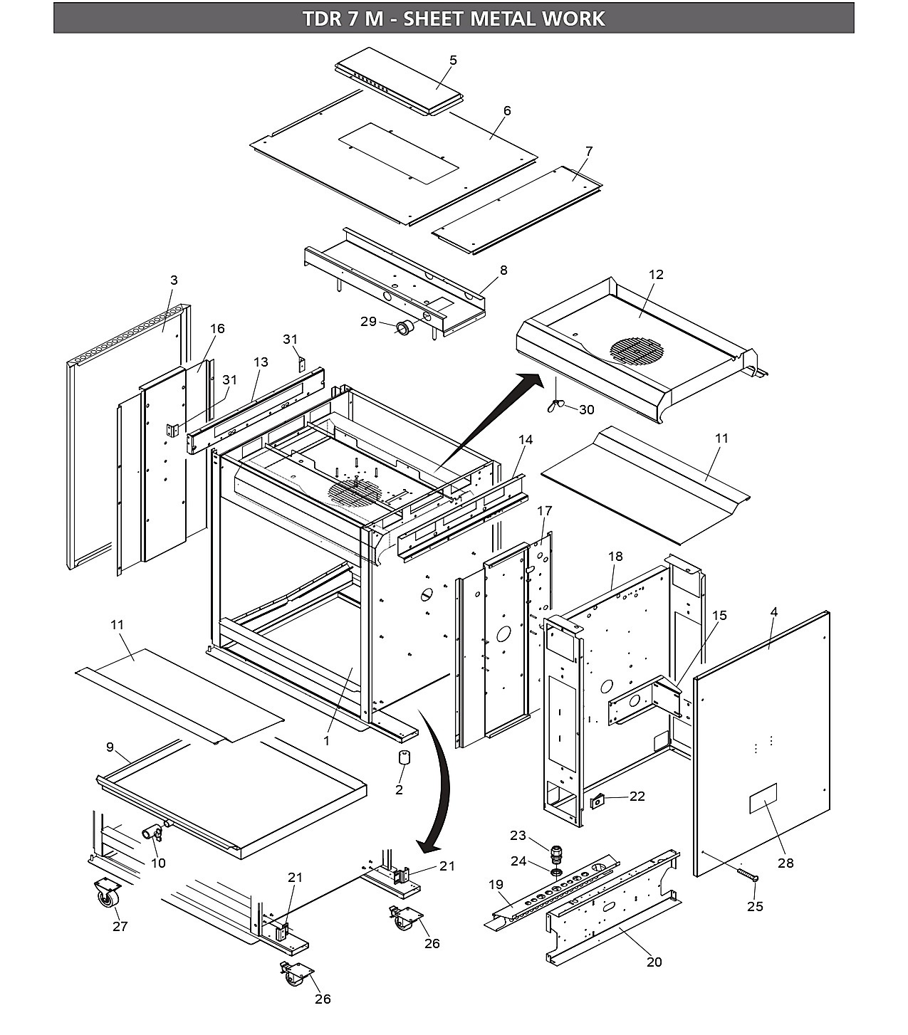 EXPLODED VIEWS AND PARTLISTS