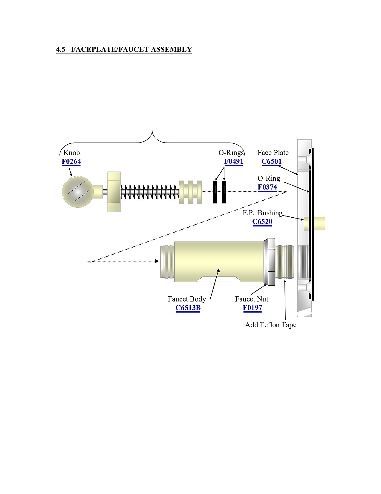 FACEPLATE/FAUCET ASSEMBLY