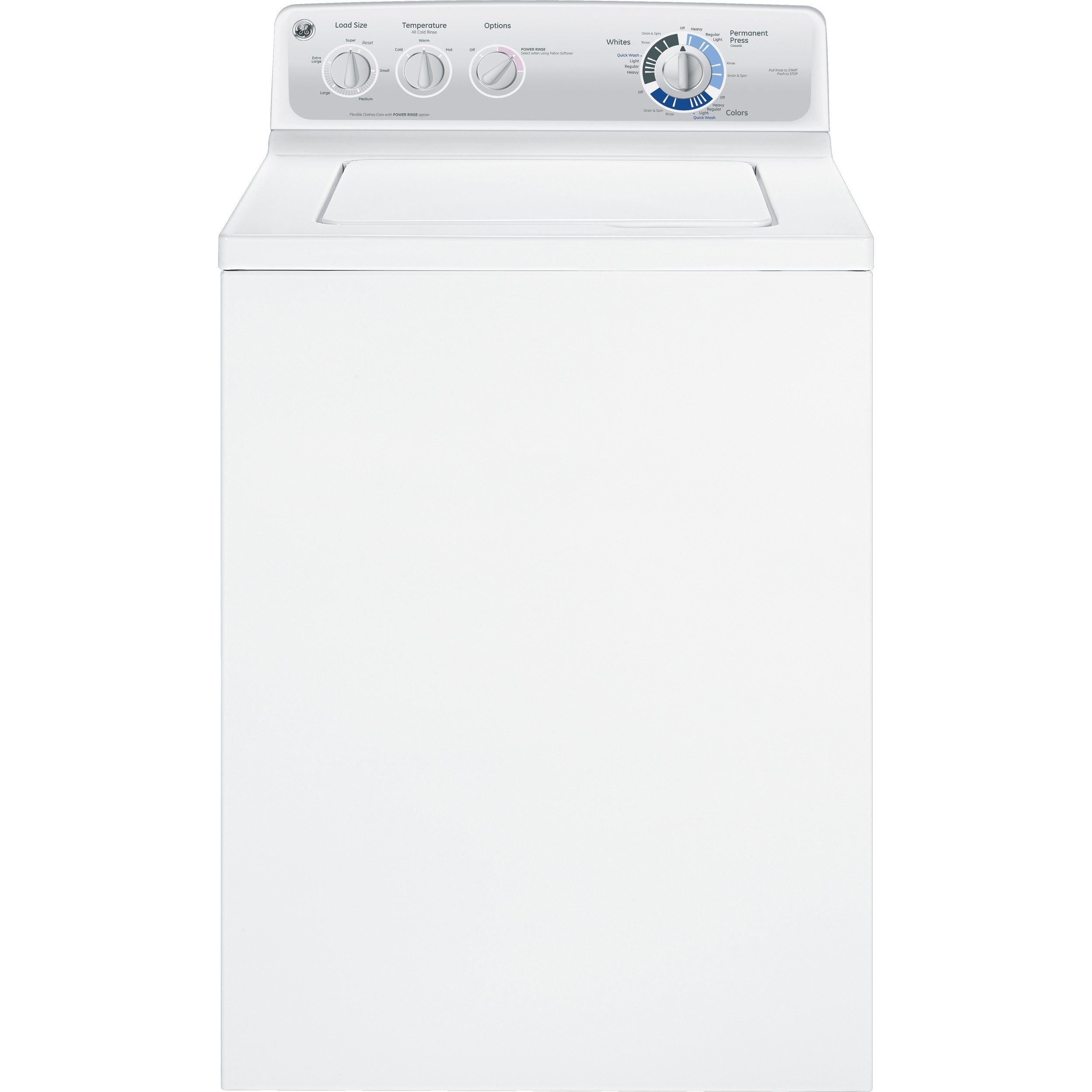 GE Appliance GLWN2800D0WS Perillas y diales