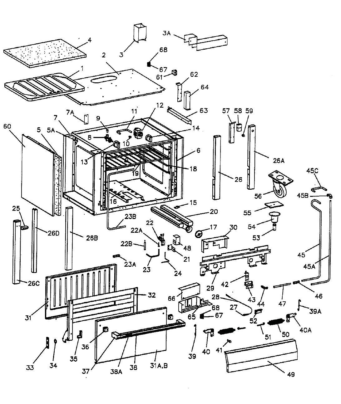 MASTER SERIES HEAVY DUTY RANGE OVEN SECTION (R)