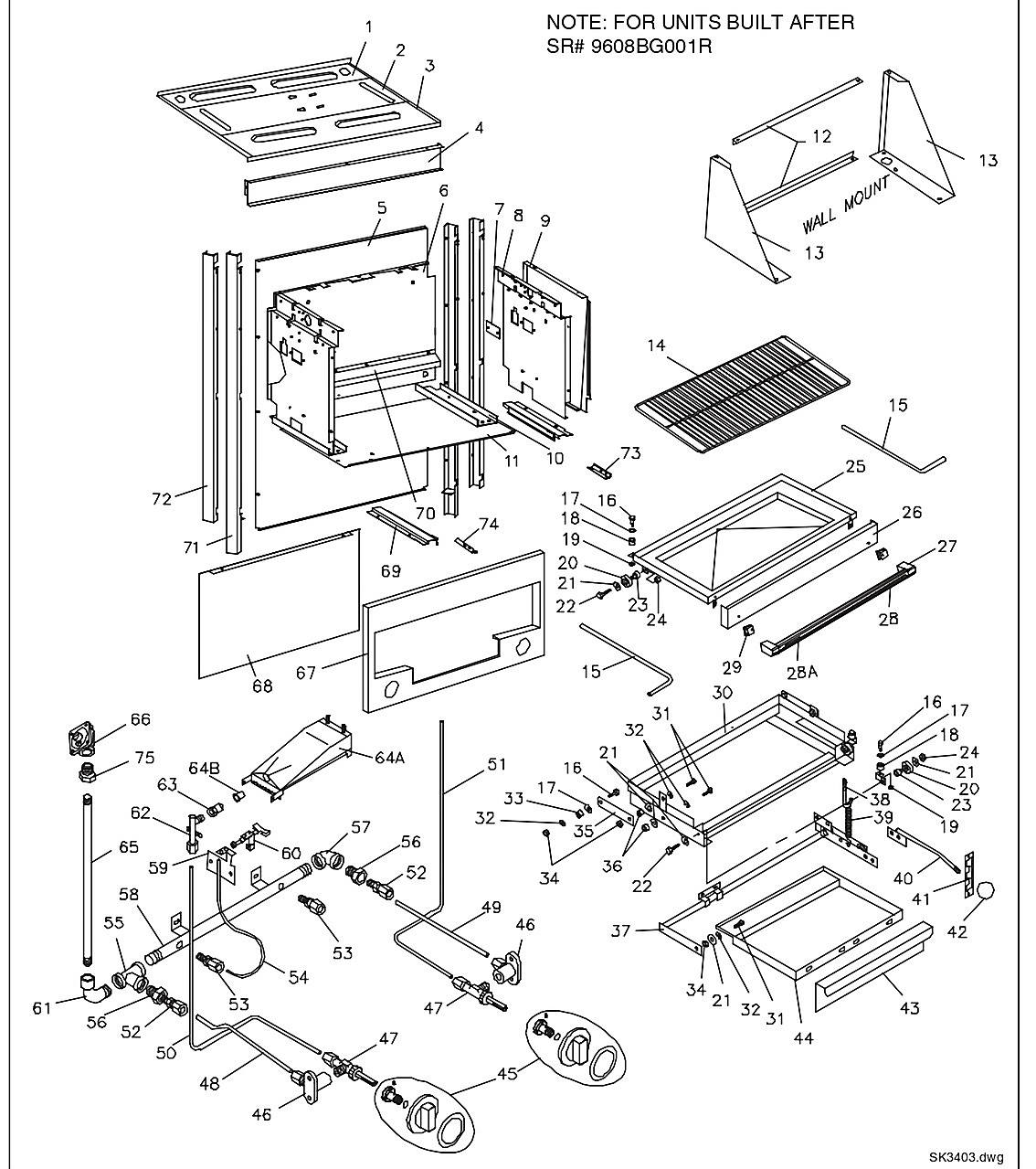 GARLAND PARTS IDENTIFICATION