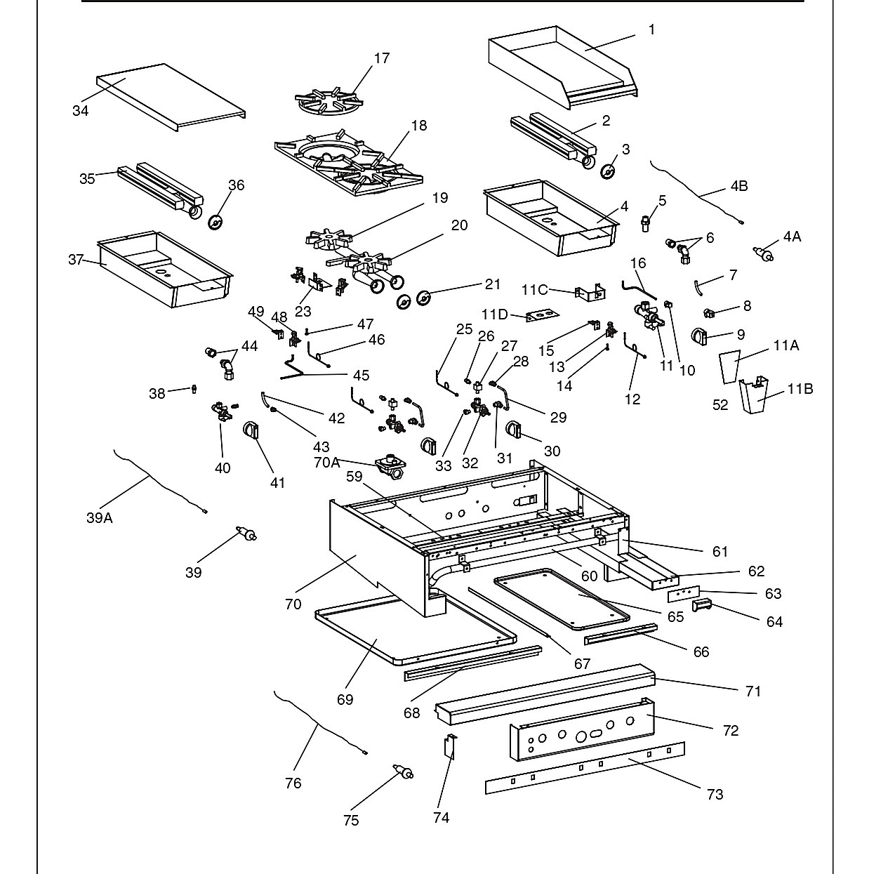 GARLAND PARTS IDENTIFICATION