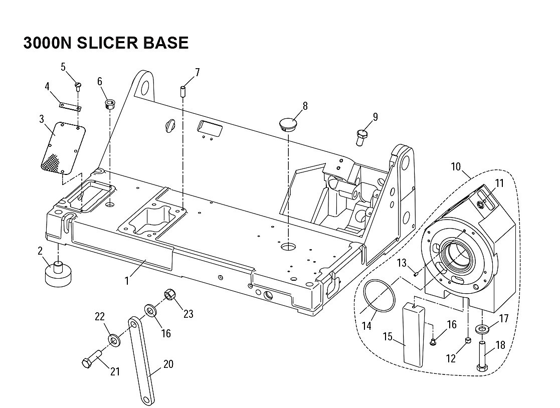 3000N SLICER BASE