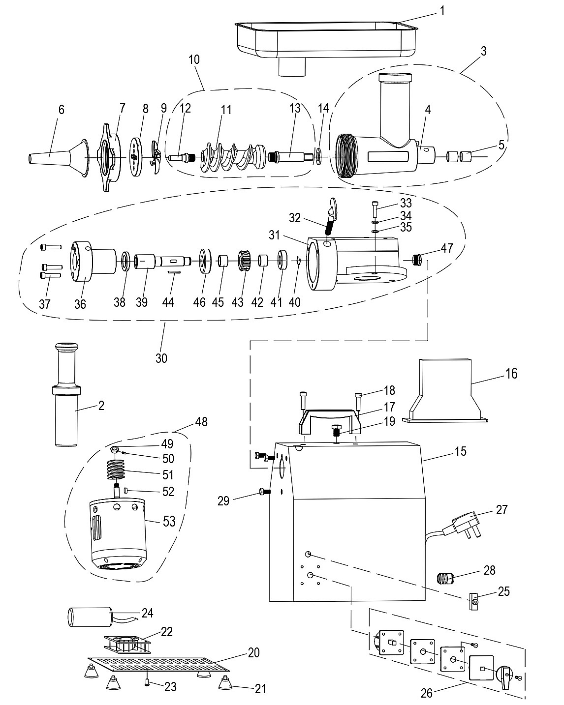 CM22 Chopper Components