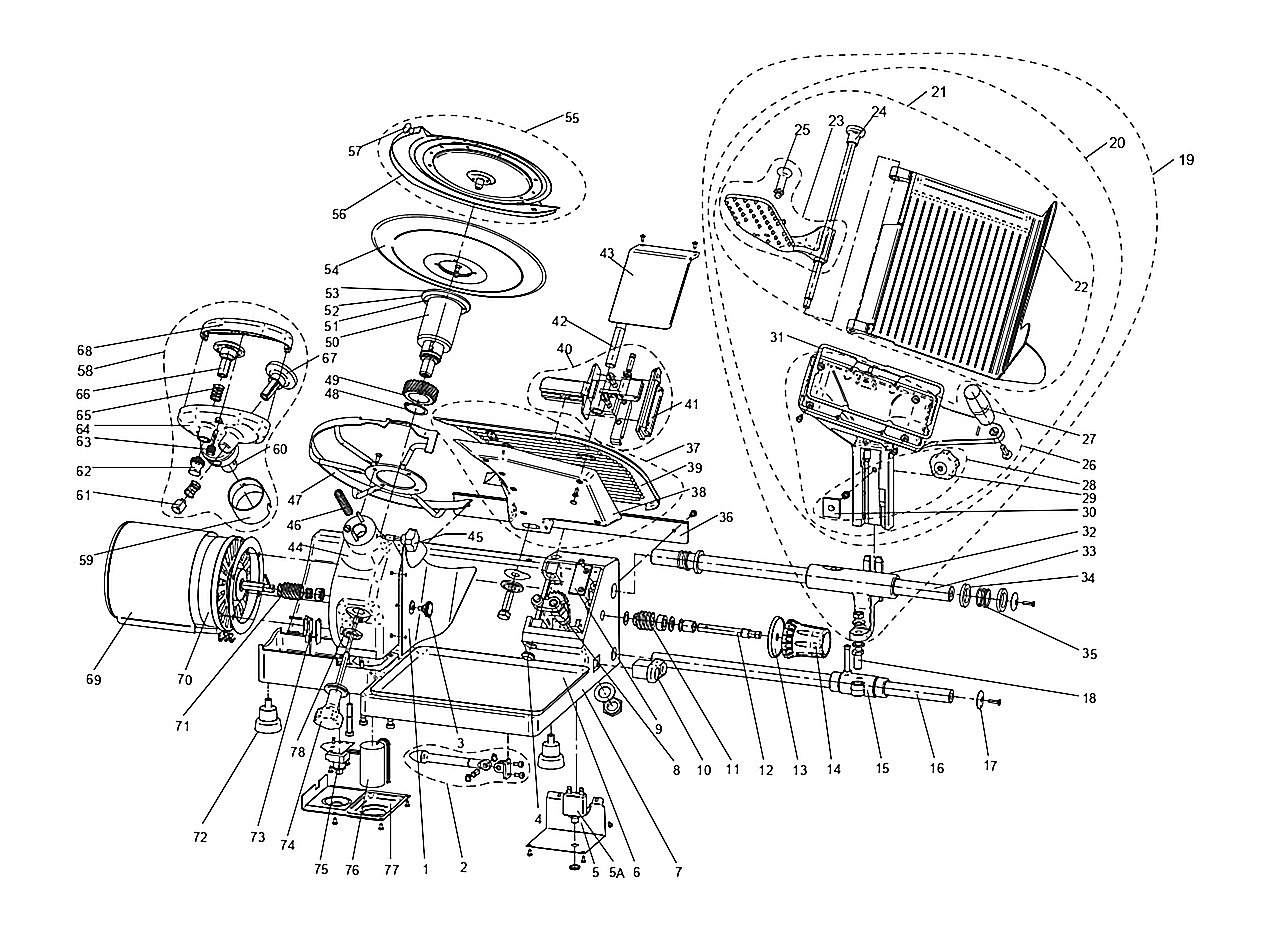 GC512 Slicer Components