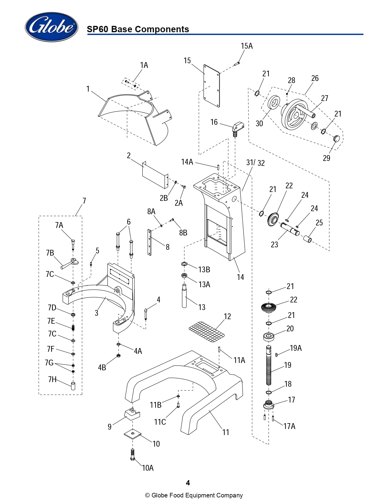SP60 Base Components