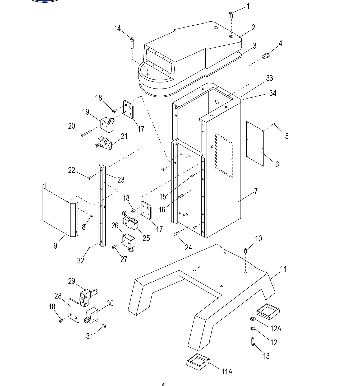 SP62P Mixer Base Components