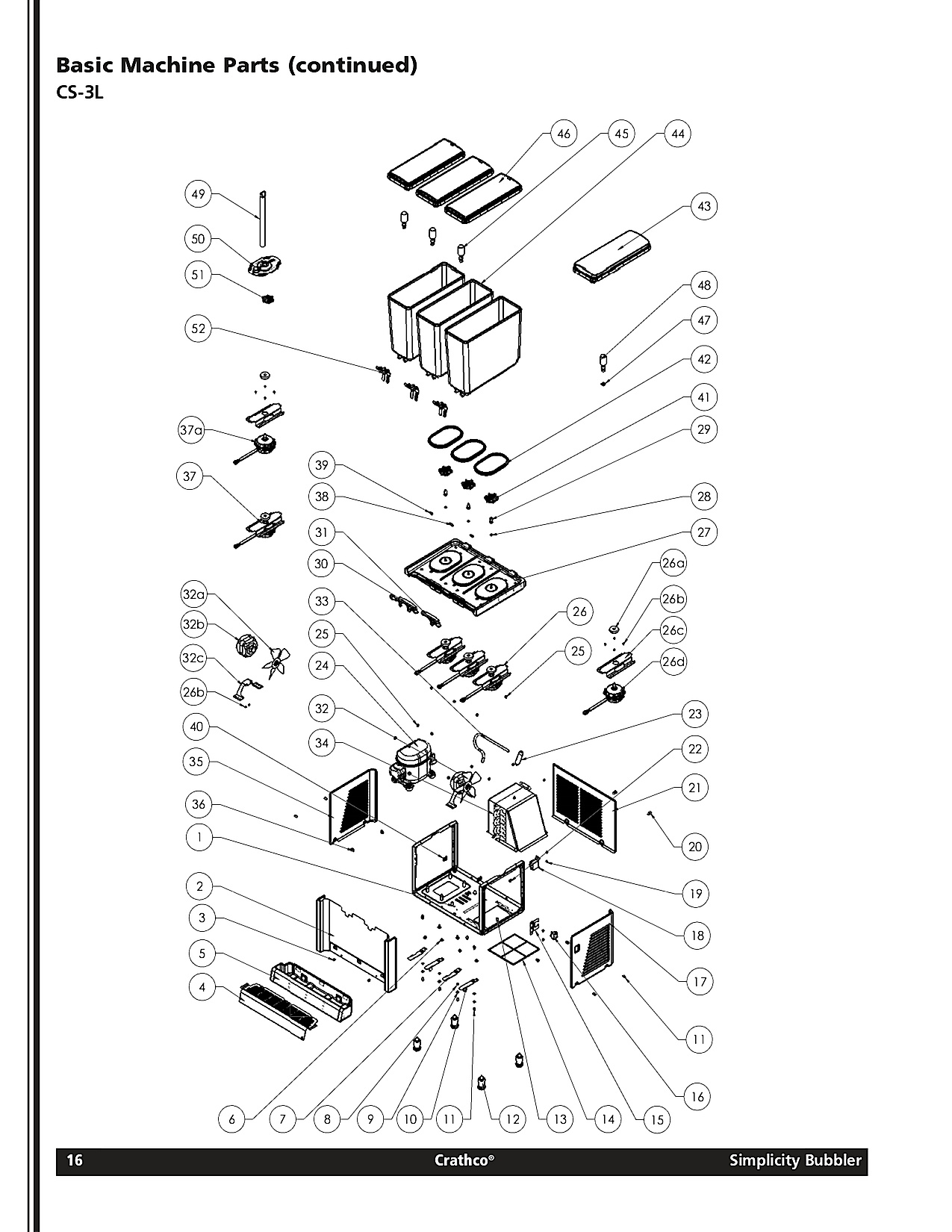 Basic Machine Parts CS-3L-16