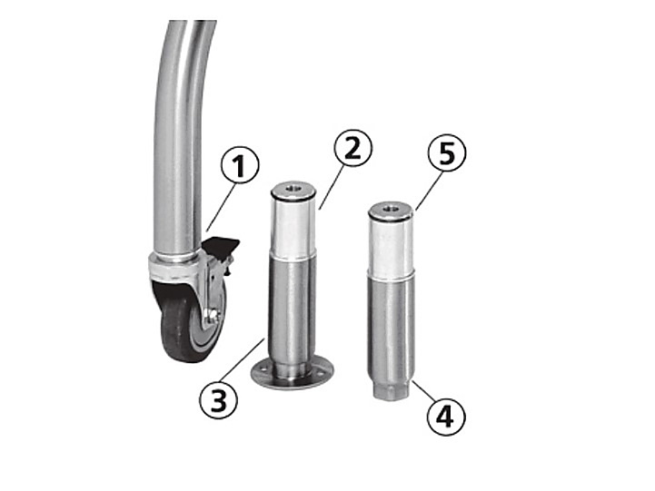 STAND & FOOT ASSEMBLY