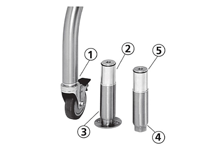 STAND & FOOT ASSEMBLY