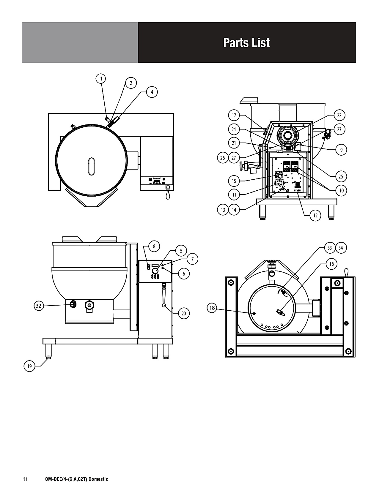 Parts List