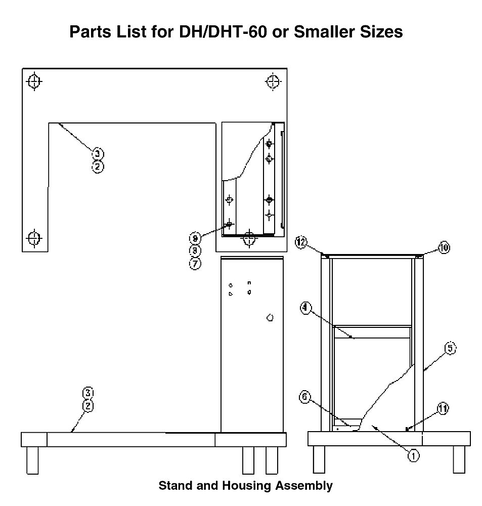 Stand and Housing Assembly