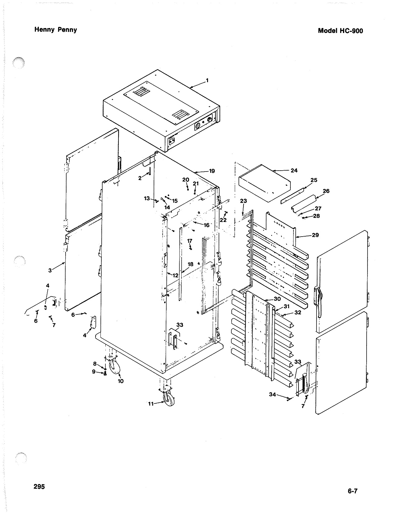 Henny Penny Cabinet Assembly