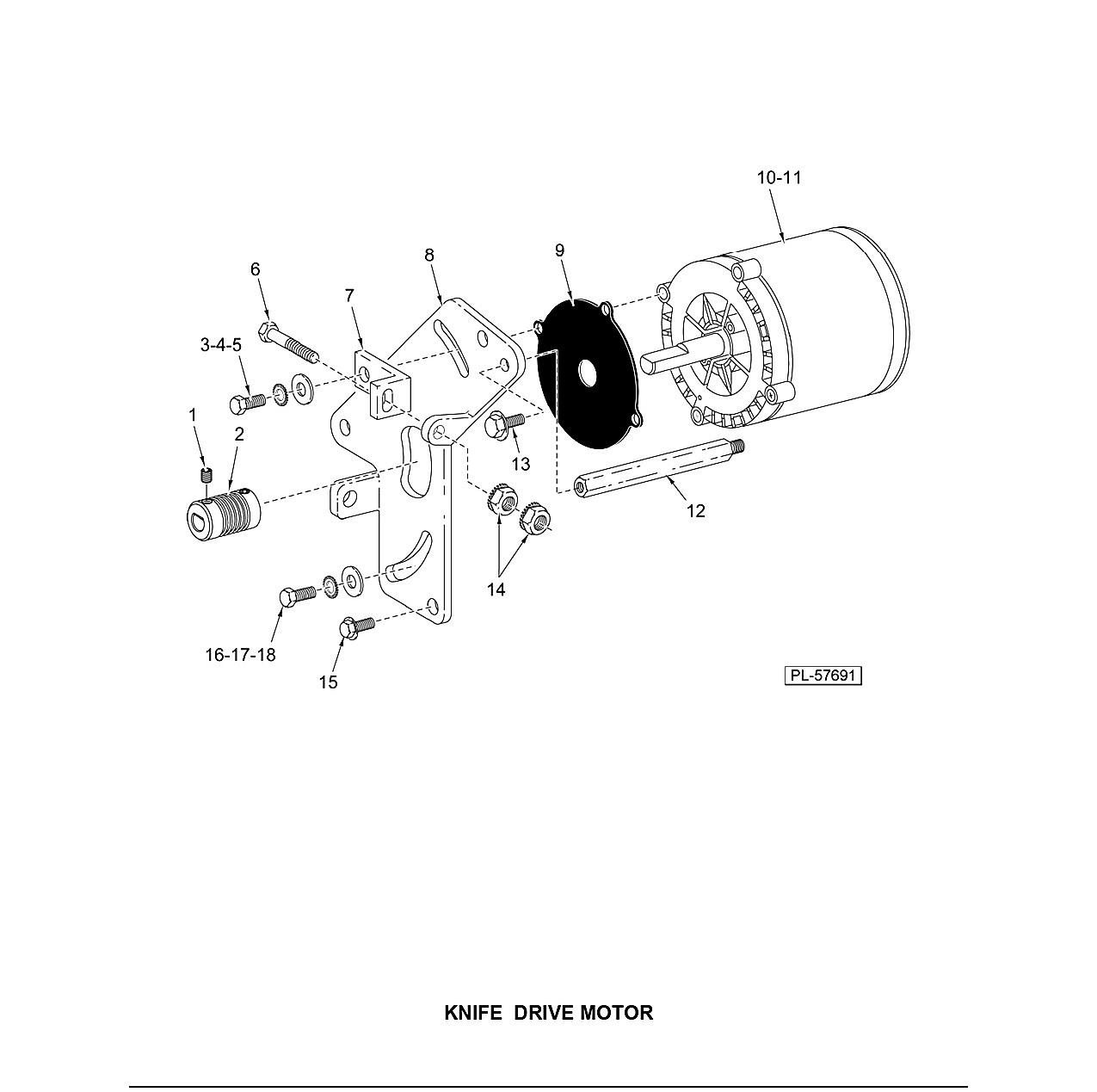 KNIFE DRIVE MOTOR