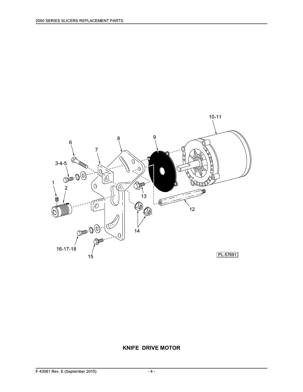 Knife Drive Motor