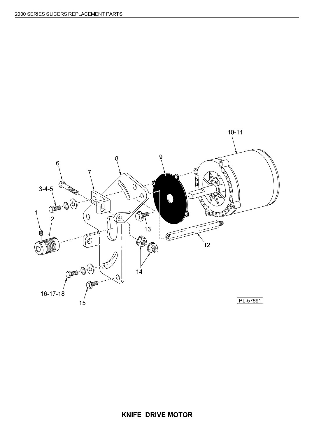 KNIFE DRIVE MOTOR