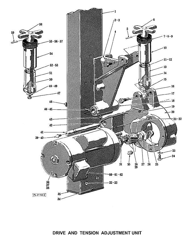 Hobart Drive And Tension Adjustment Unit
