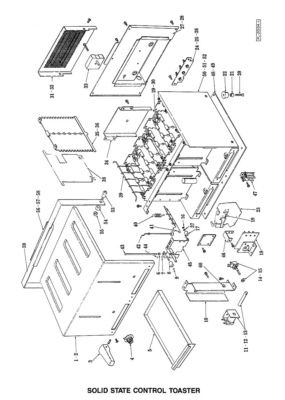 SOLID STATE CONTROL TOASTER