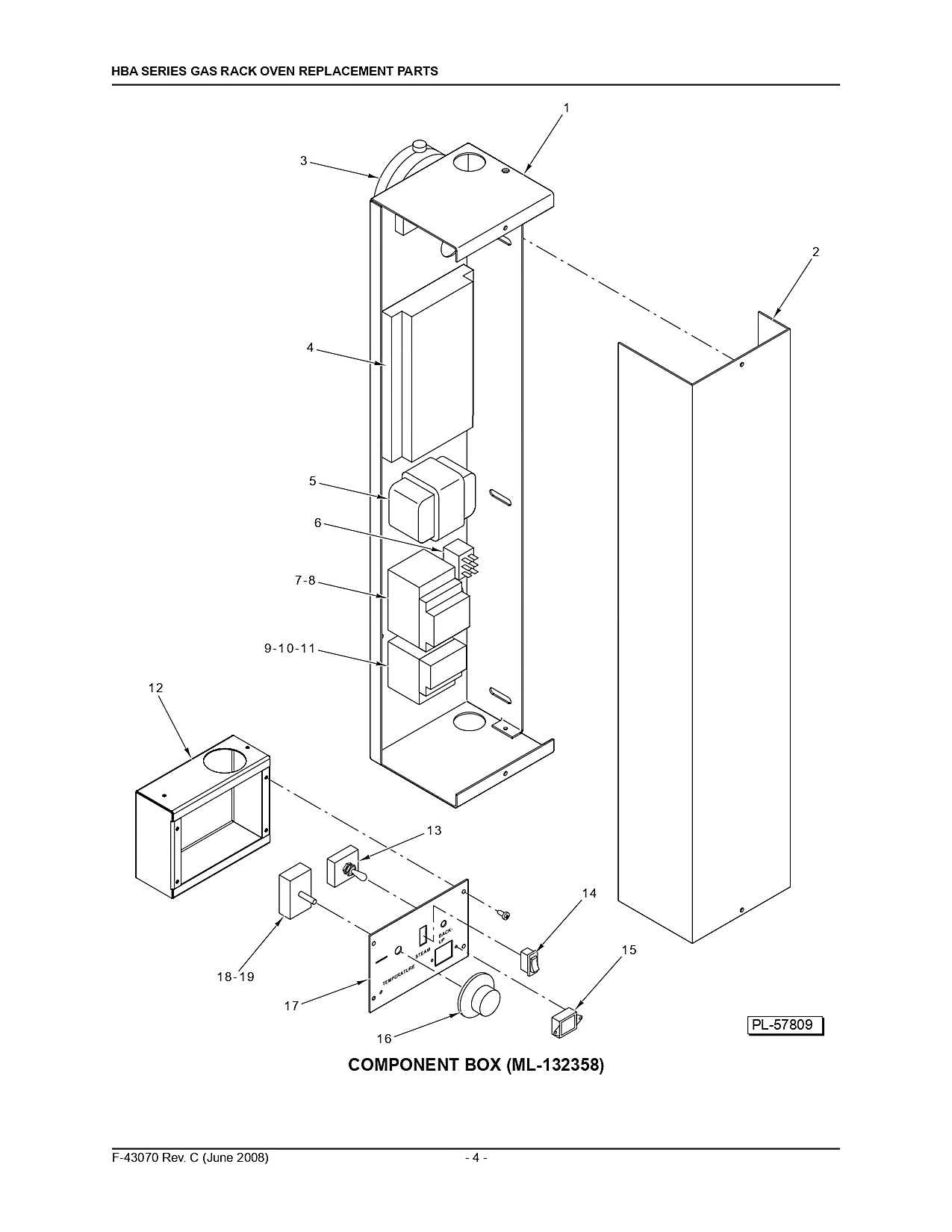 COMPONENT BOX (ML-132358)