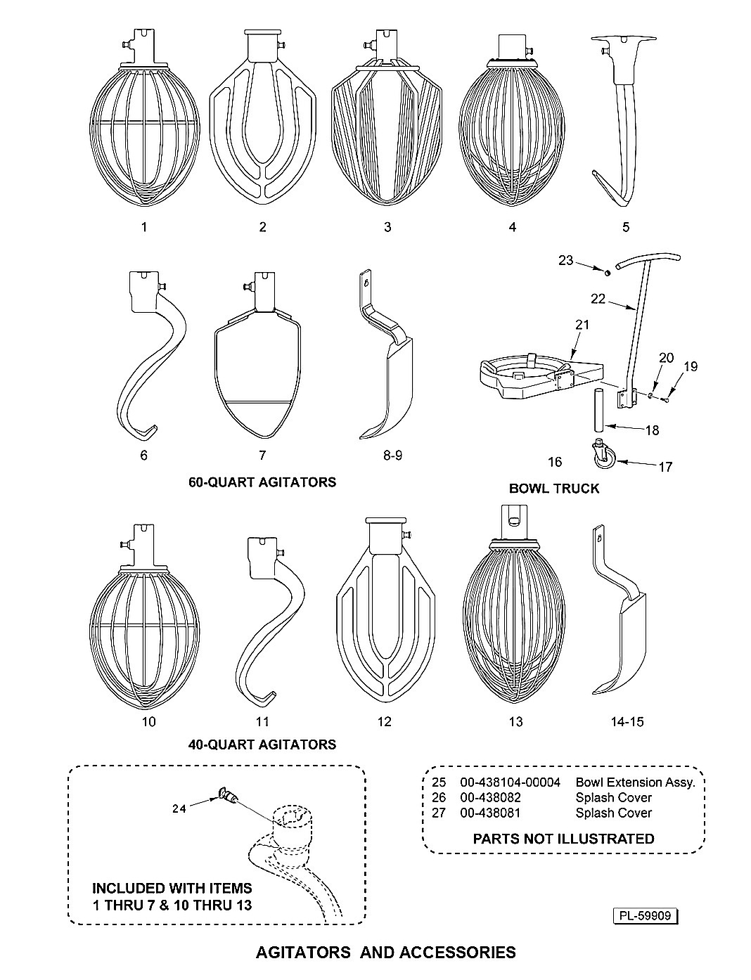 Hobart Agitators And Accessories