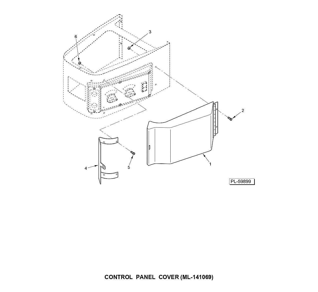 CONTROL PANEL COVER (ML-141069)