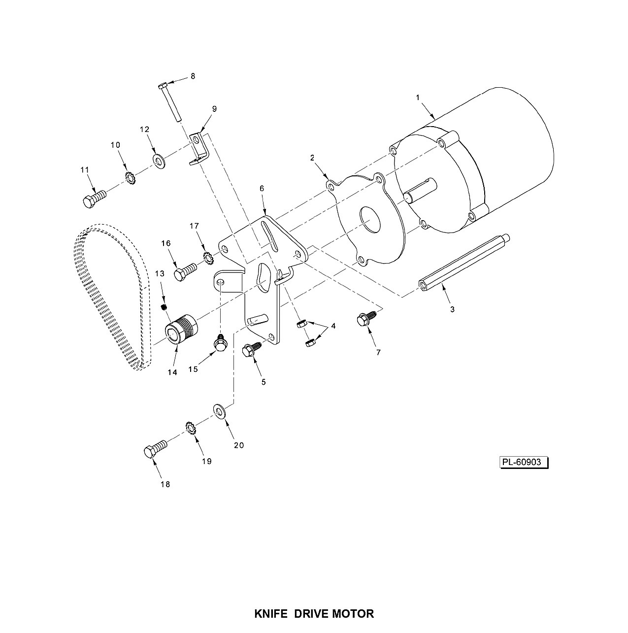 KNIFE DRIVE MOTOR