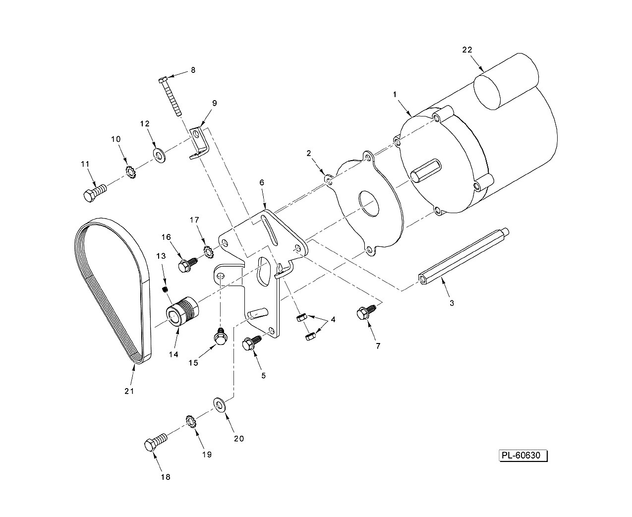 KNIFE DRIVE MOTOR