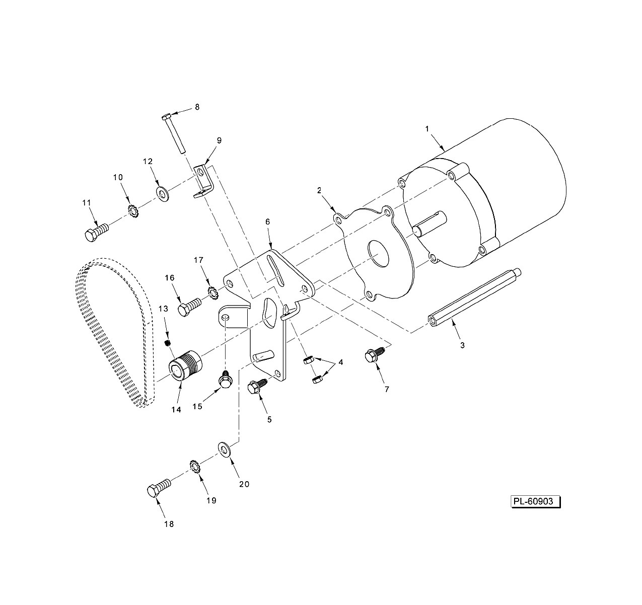 KNIFE DRIVE MOTOR