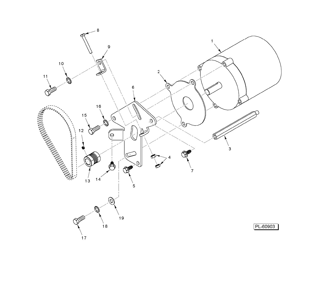 KNIFE DRIVE MOTOR