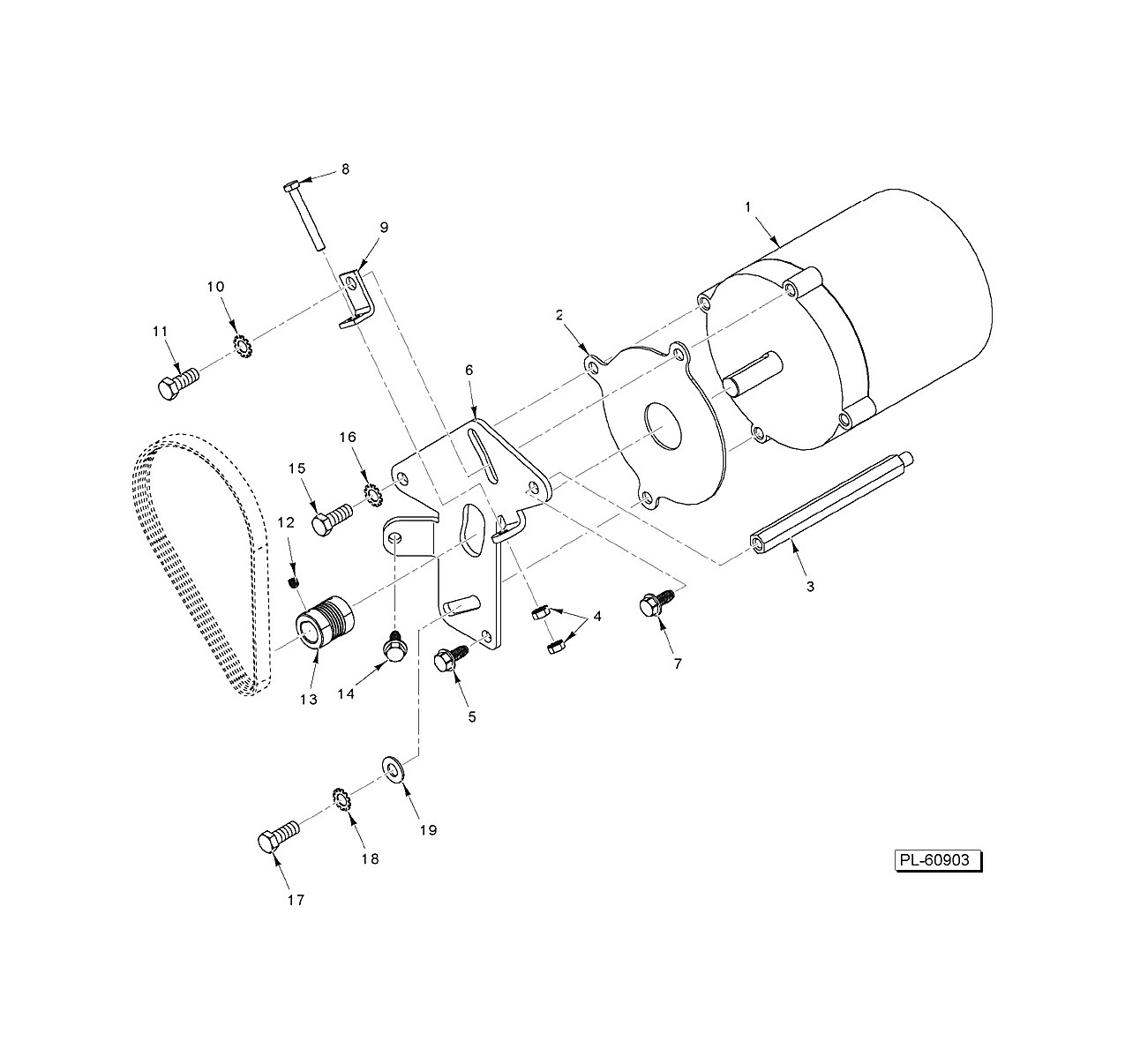 KNIFE DRIVE MOTOR