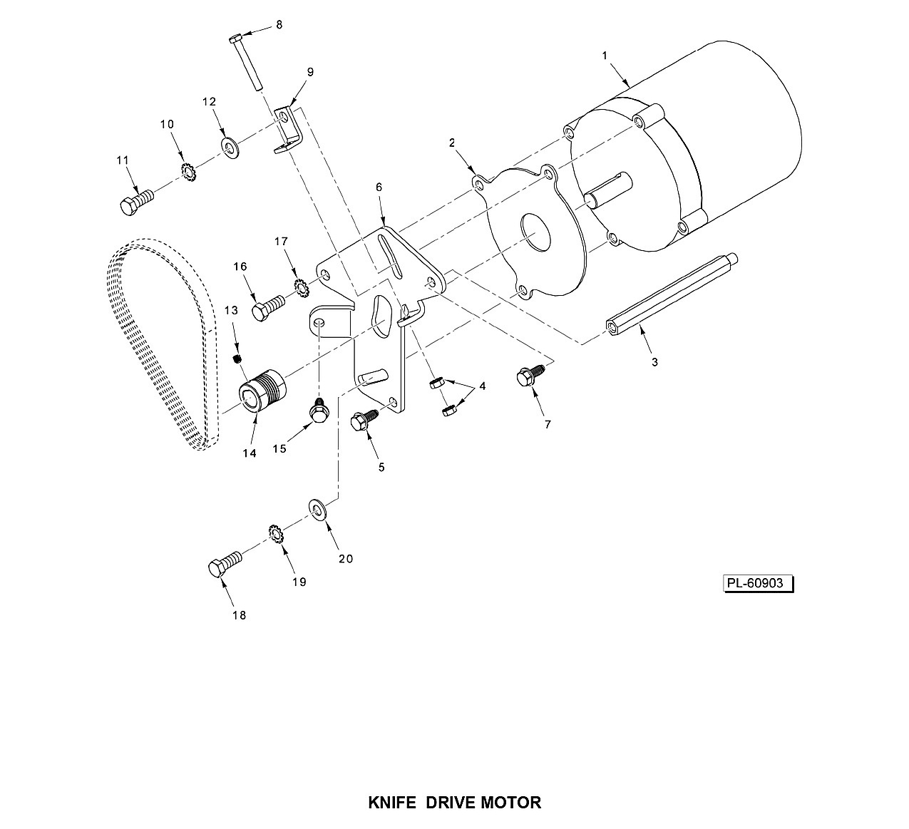 KNIFE DRIVE MOTOR