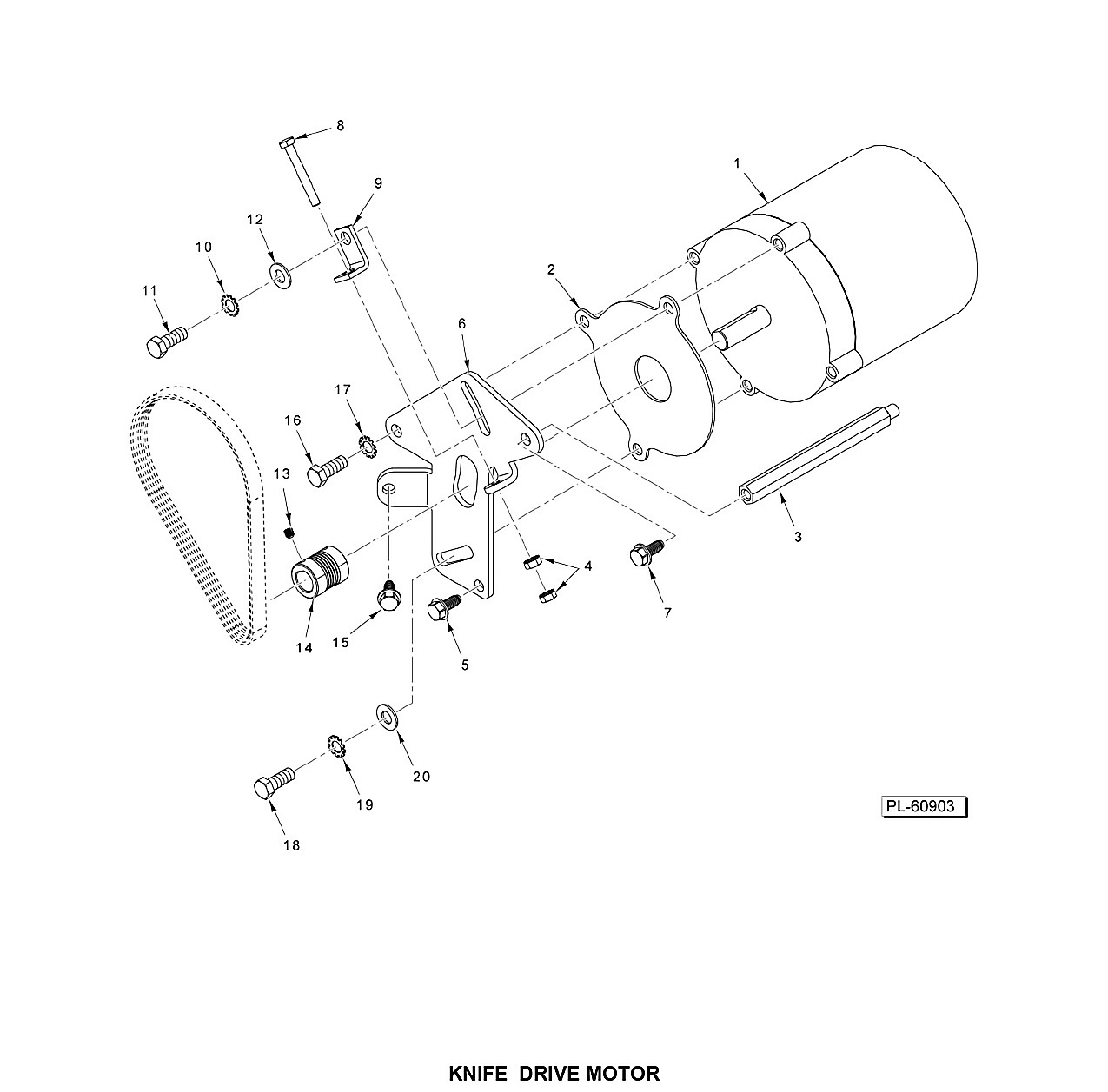 KNIFE DRIVE MOTOR