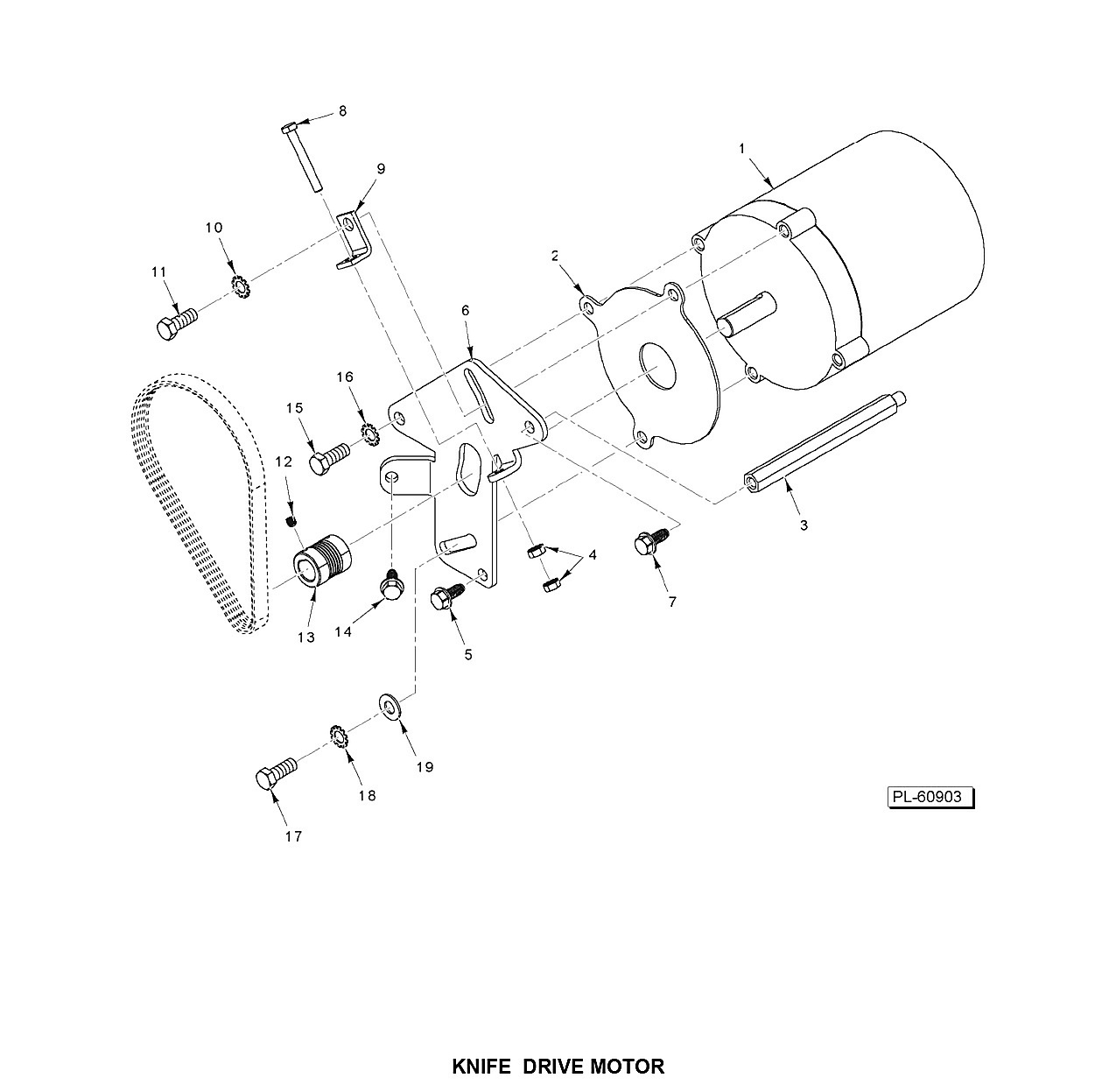 KNIFE DRIVE MOTOR