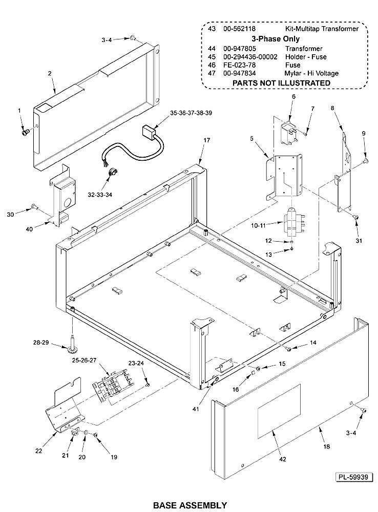 Hobart BASE ASSEMBLY