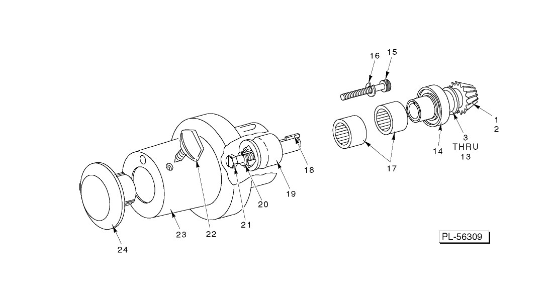 #12 ATTACHMENT HUB UNIT F18835
