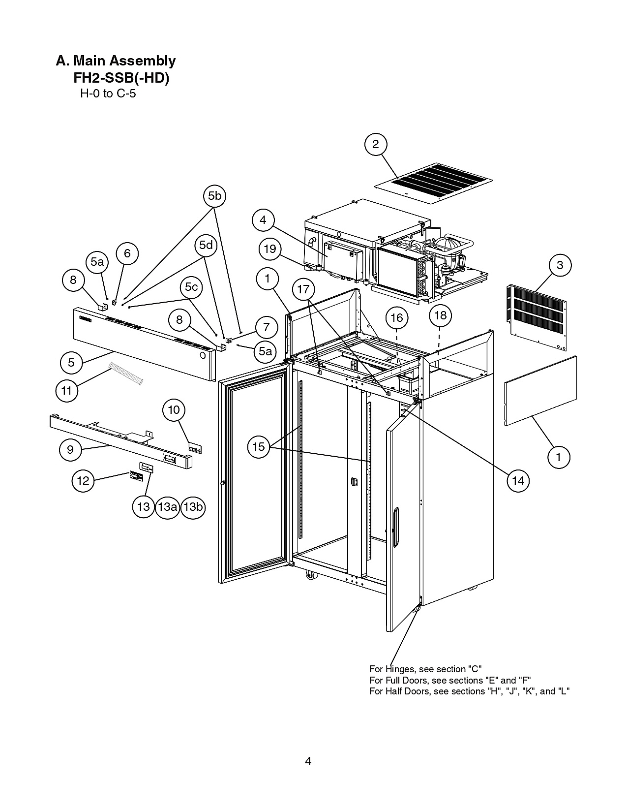 Main Assembly FH2-SSB(-HD)