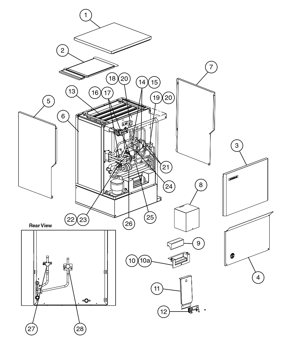 Ice Cuber Assembly and Refrigeration Circuit