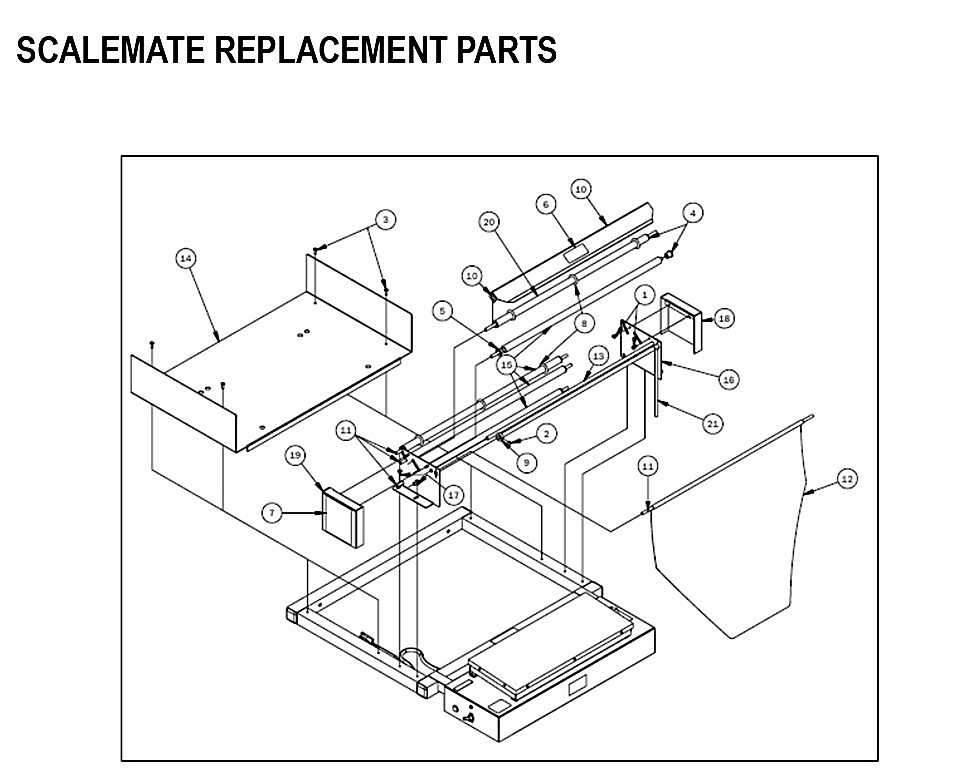 SCALEMATE REPLACEMENT PARTS